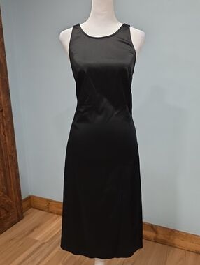 Long Black Backless Dress M